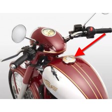 SAMOLEPKA ZLATÁ - LOGO  - JAWA SINCE 1929 - (PRŮMĚR 50,5-72,5MM)